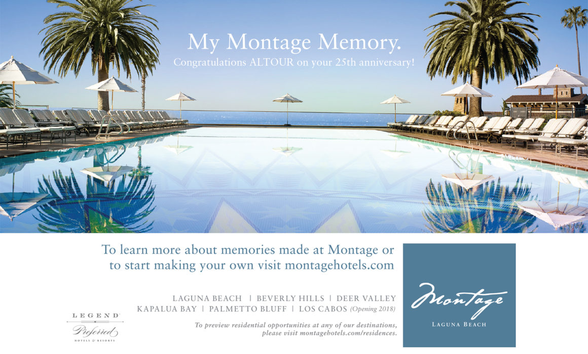 My Montage Memories print ad graphic for the Montage Hotel Resort in Laguna Beach, Ca.