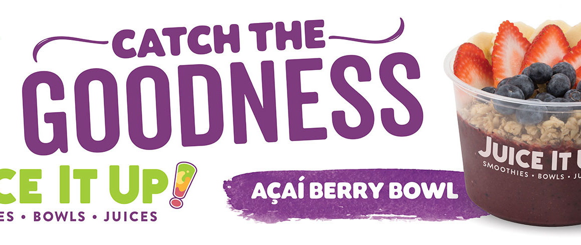 db&m Media Outdoor Billboard Creative for Juice It Up Acai Bowls and Smoothie Bar