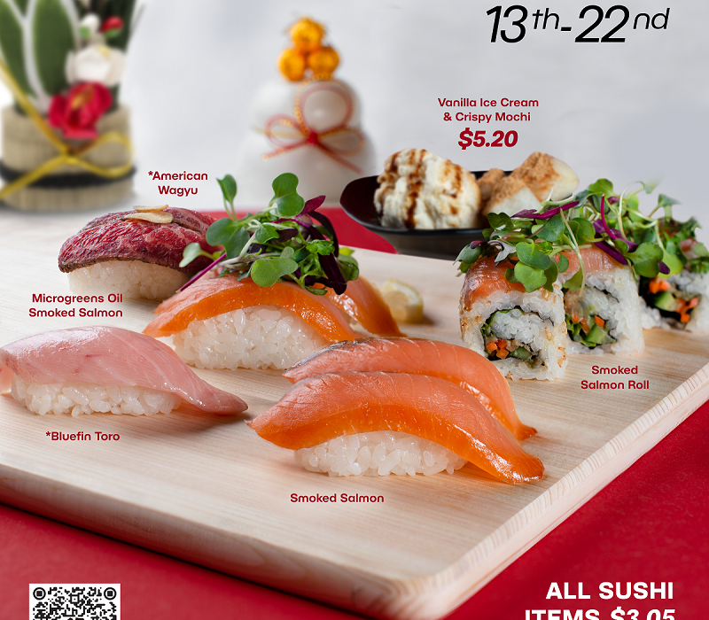 Kura Sushi USA Monthly Discoveries In-Store POP